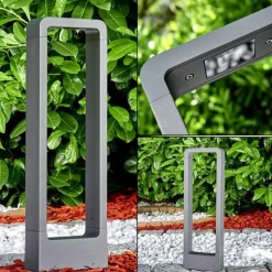 Borne lumineuse Watford LED Anthracite, 1 lumière