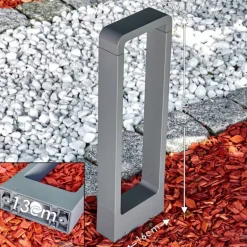 Borne lumineuse Watford LED Anthracite, 1 lumière