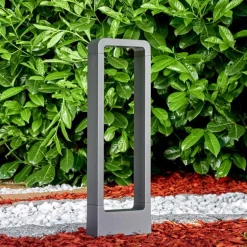 Borne lumineuse Watford LED Anthracite, 1 lumière