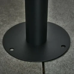 Borne lumineuse Ystheim Noir, 1 lumière