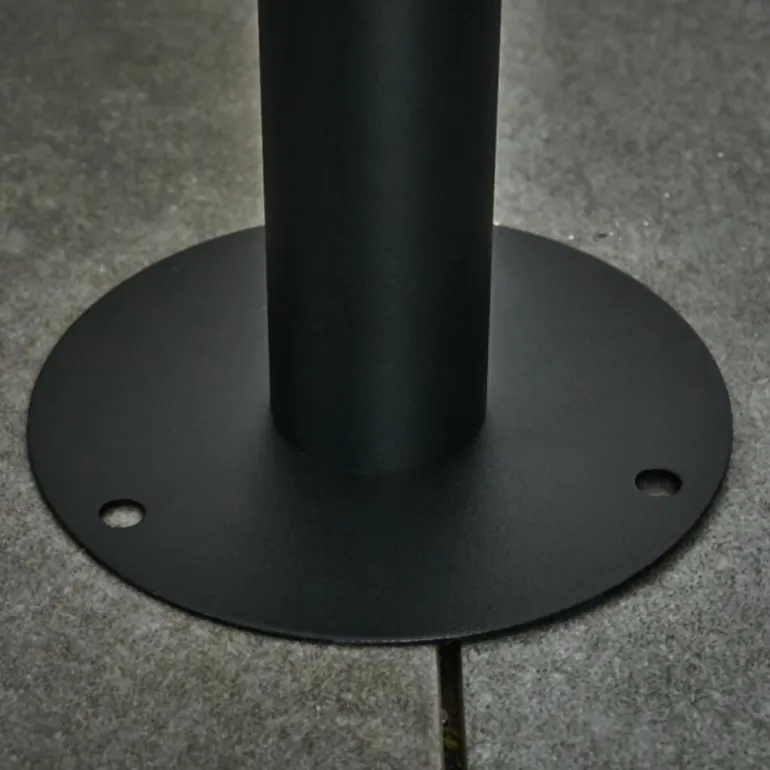 Borne lumineuse Ystheim Noir, 1 lumière