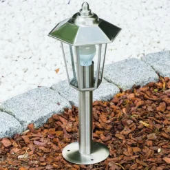 Borne Moskau Acier inoxydable, 1 lumière