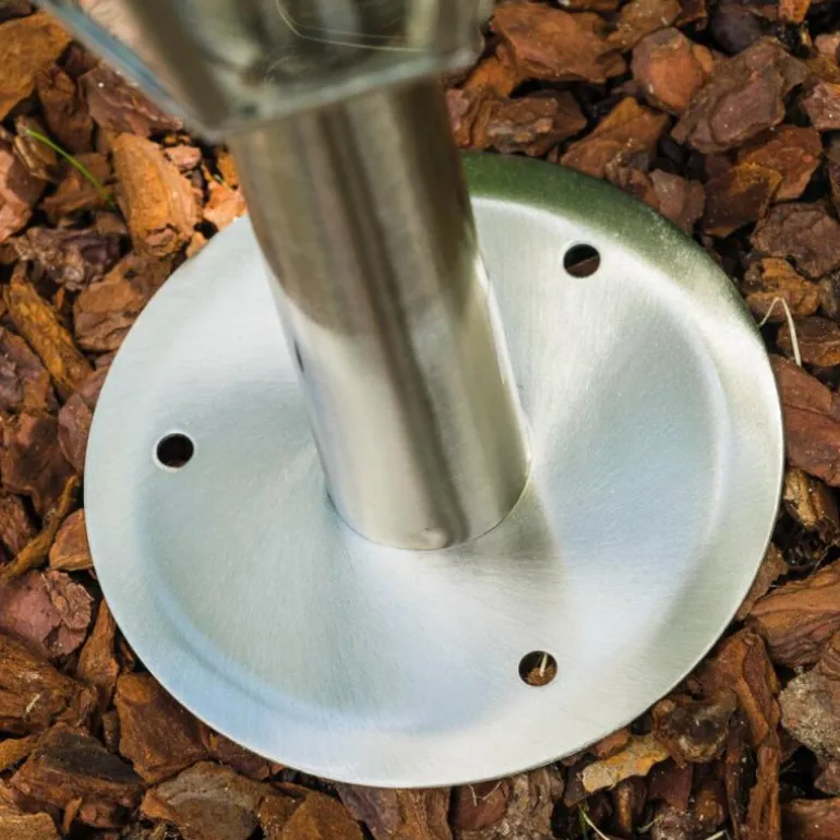 Borne Moskau Acier inoxydable, 1 lumière