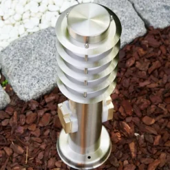 Borne Tunes Acier inoxydable, 1 lumière