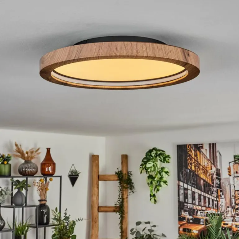 Bosatorp Plafonnier LED Noir, 1 lumière, Télécommandes