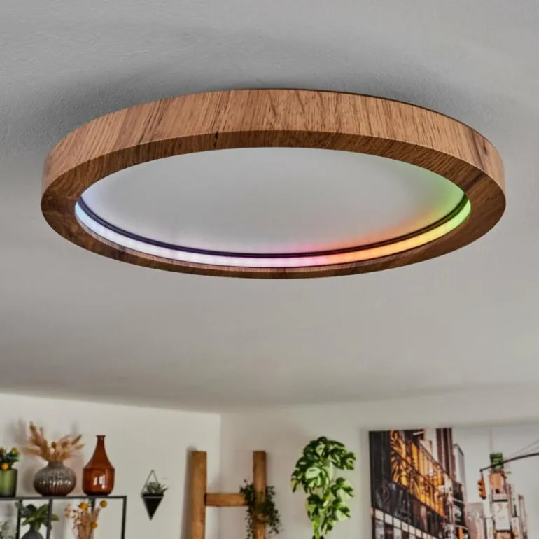 Bosatorp Plafonnier LED Noir, 1 lumière, Télécommandes