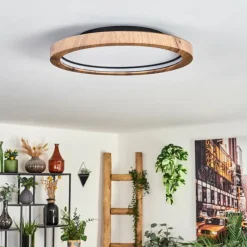 Bosatorp Plafonnier LED Noir, 1 lumière, Télécommandes