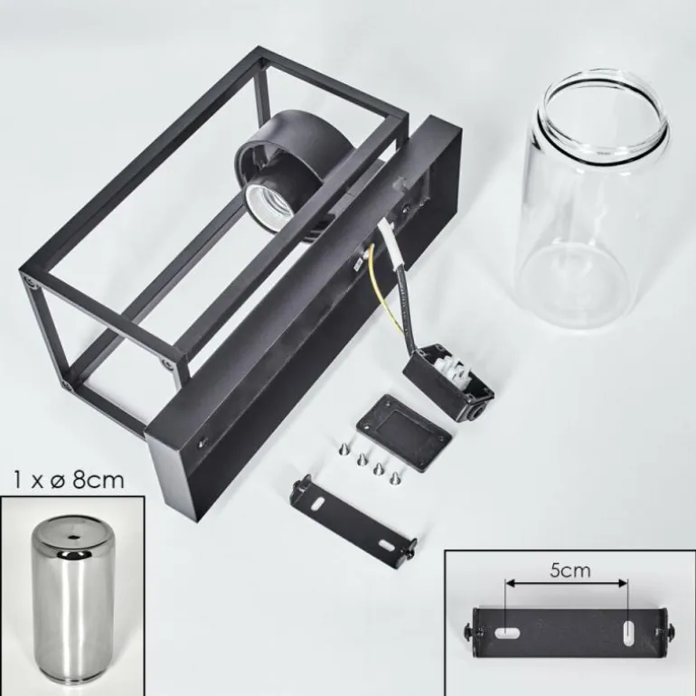 Boucinho Lampe murale d´extérieur Noir, 1 lumière
