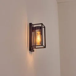 Boucinho Lampe murale d´extérieur Noir, 1 lumière, Détecteur de mouvement