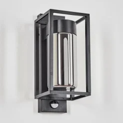 Boucinho Lampe murale d´extérieur Noir, 1 lumière, Détecteur de mouvement