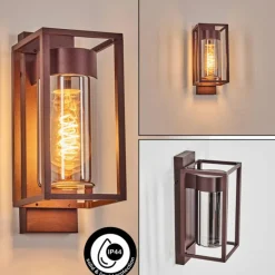 Boucinho Lampe murale d´extérieur Rouille, 1 lumière