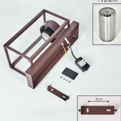 Boucinho Lampe murale d´extérieur Rouille, 1 lumière