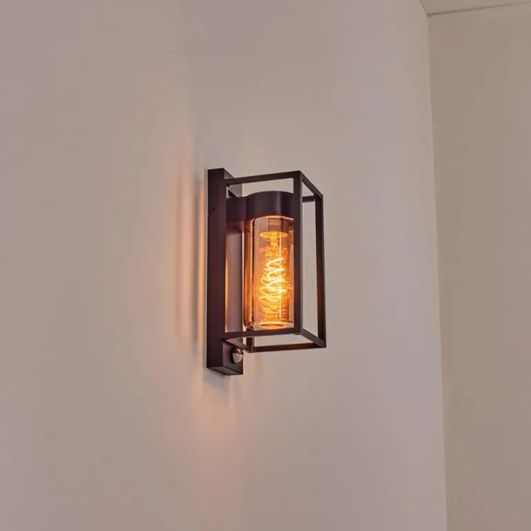 Boucinho Lampe murale d´extérieur Noir, 1 lumière, Détecteur de mouvement