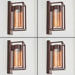 Boucinho Lampe murale d´extérieur Rouille, 1 lumière