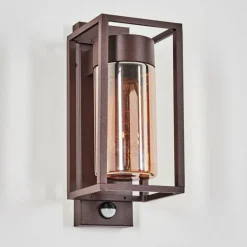 Boucinho Lampe murale d´extérieur Rouille, 1 lumière, Détecteur de mouvement