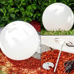 Boule lumineuse Arslev Blanc, 1 lumière