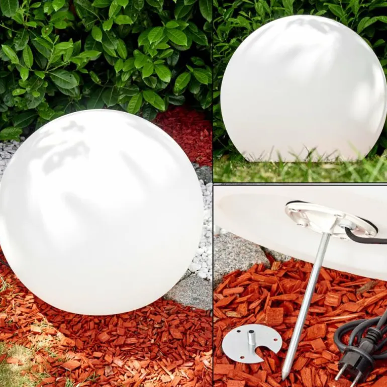 Boule lumineuse Arslev Blanc, 1 lumière
