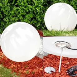 Boule lumineuse Arslev Blanc, 1 lumière
