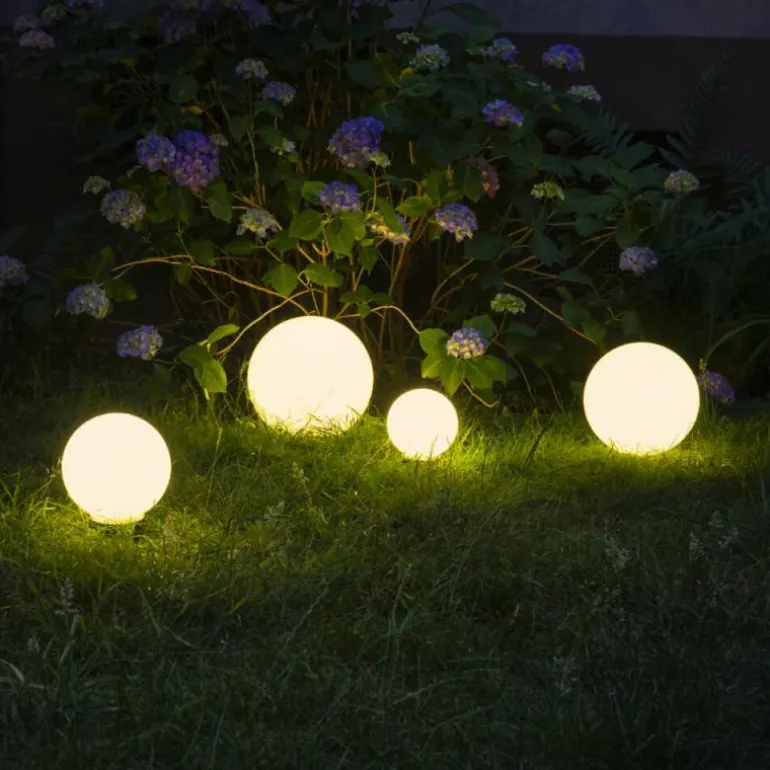 boule lumineuse Campinas LED Noir, Blanc, 1 lumière