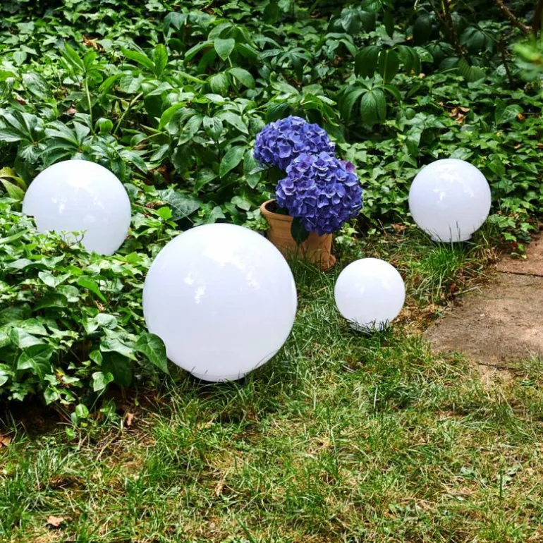 boule lumineuse Campinas LED Noir, Blanc, 1 lumière