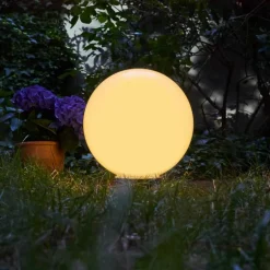 boule lumineuse Campinas LED Noir, Blanc, 1 lumière