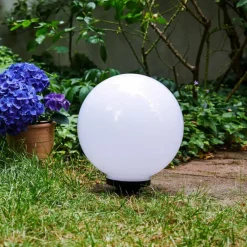 boule lumineuse Campinas LED Noir, Blanc, 1 lumière