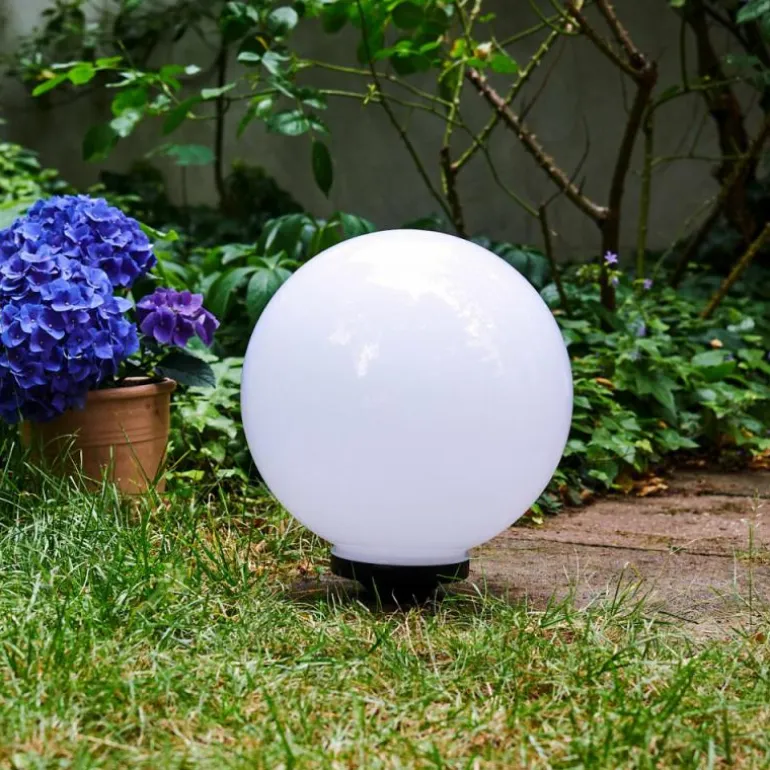 boule lumineuse Campinas LED Noir, Blanc, 1 lumière