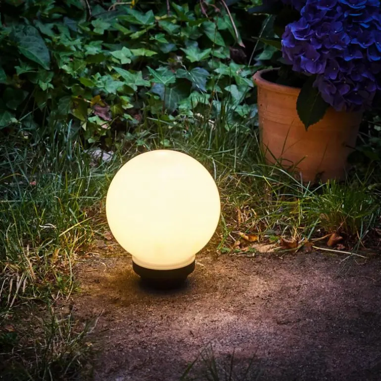 boule lumineuse Campinas LED Noir, Blanc, 1 lumière