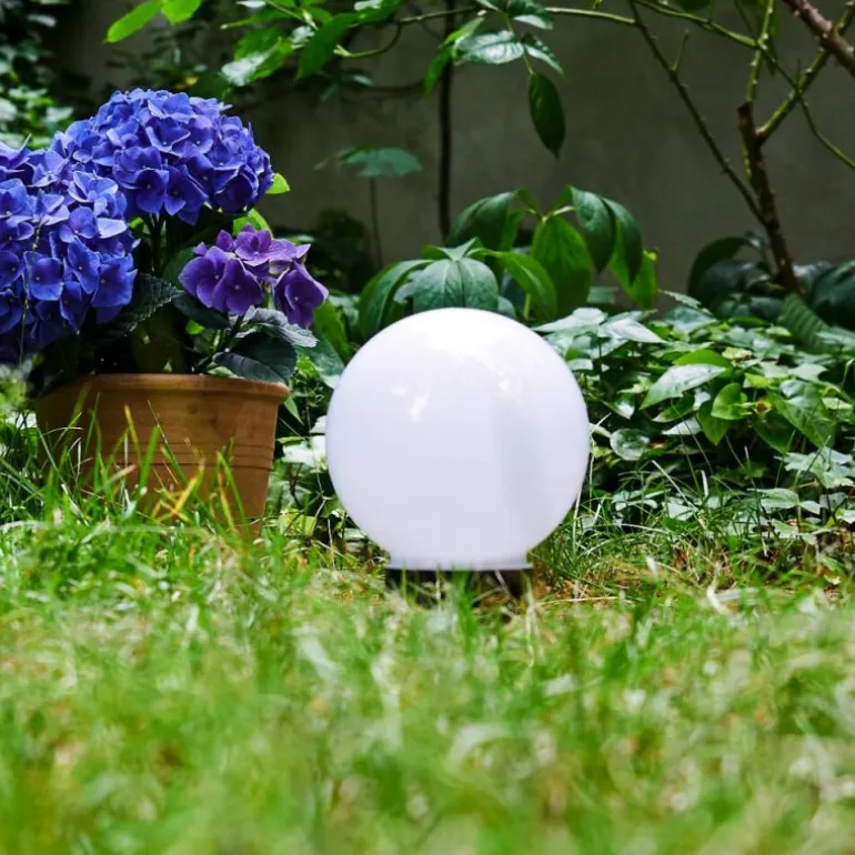 boule lumineuse Campinas LED Noir, Blanc, 1 lumière
