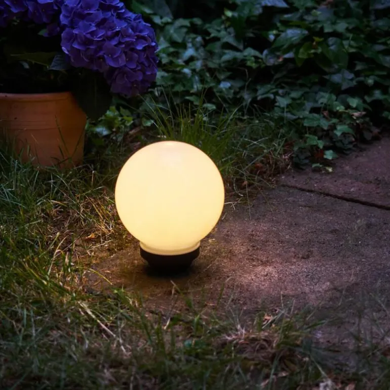 boule lumineuse Campinas LED Noir, Blanc, 1 lumière