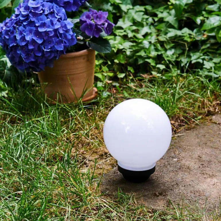 boule lumineuse Campinas LED Noir, Blanc, 1 lumière