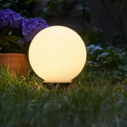 boule lumineuse Campinas LED Noir, Blanc, 1 lumière