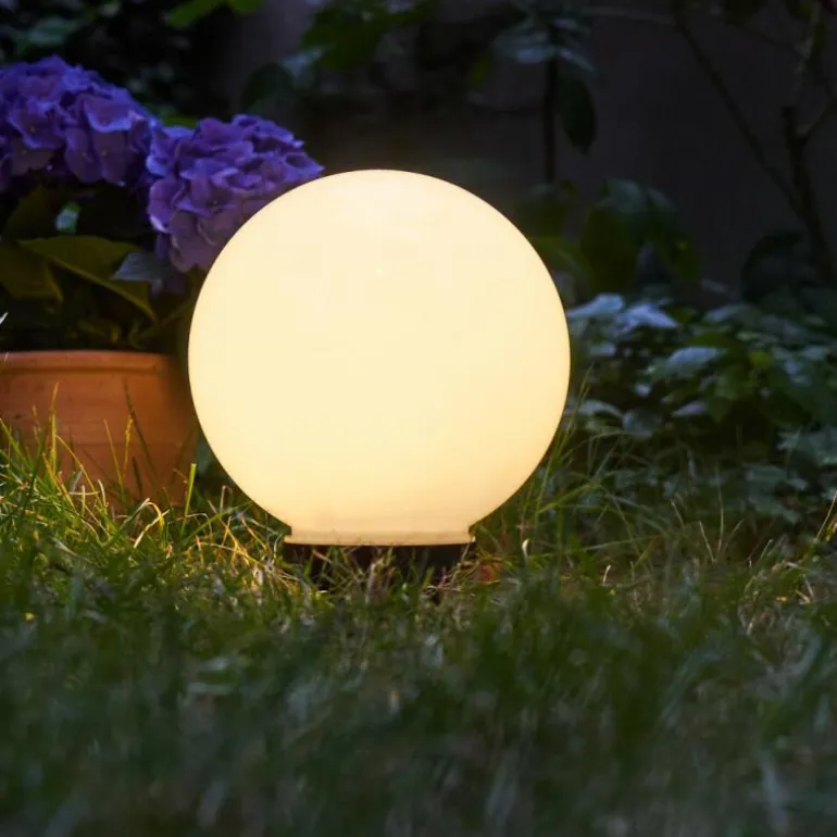 boule lumineuse Campinas LED Noir, Blanc, 1 lumière