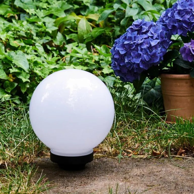 boule lumineuse Campinas LED Noir, Blanc, 1 lumière