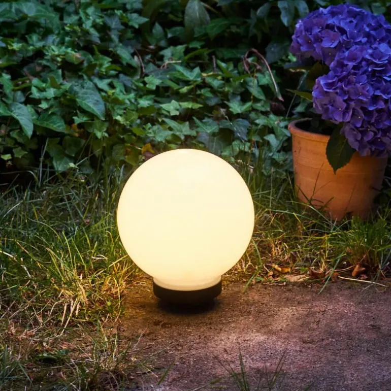 boule lumineuse Campinas LED Noir, Blanc, 1 lumière