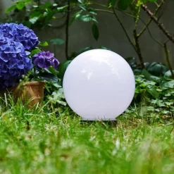 boule lumineuse Campinas LED Noir, Blanc, 1 lumière