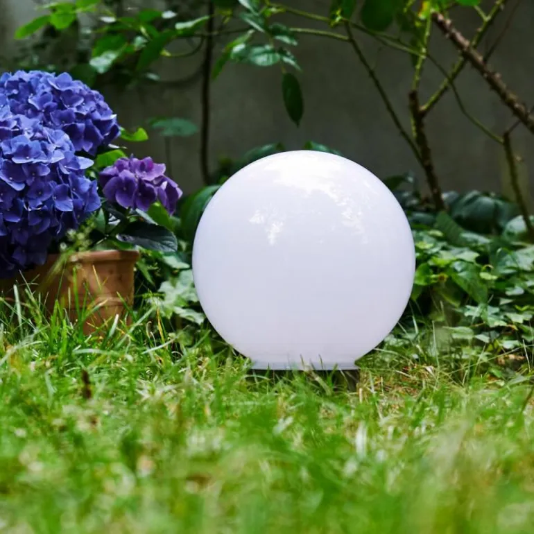 boule lumineuse Campinas LED Noir, Blanc, 1 lumière