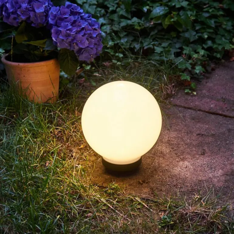 boule lumineuse Campinas LED Noir, Blanc, 1 lumière