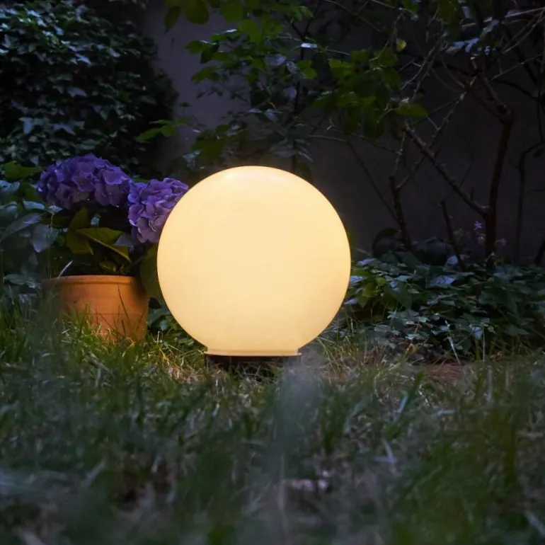 boule lumineuse Campinas LED Noir, Blanc, 1 lumière