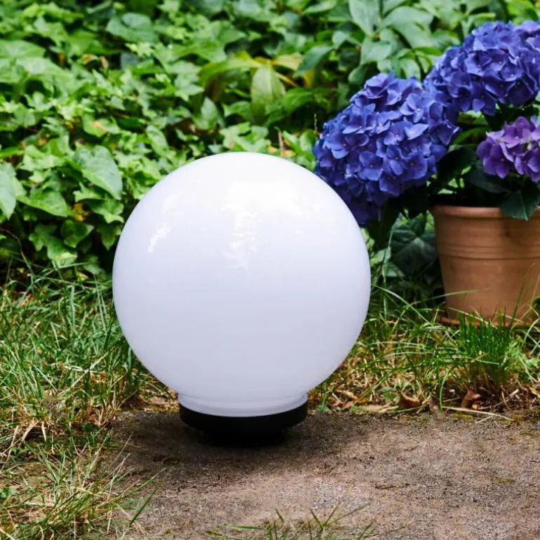 boule lumineuse Campinas LED Noir, Blanc, 1 lumière
