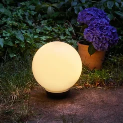 boule lumineuse Campinas LED Noir, Blanc, 1 lumière
