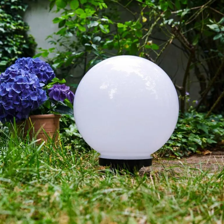 boule lumineuse Campinas LED Noir, Blanc, 1 lumière