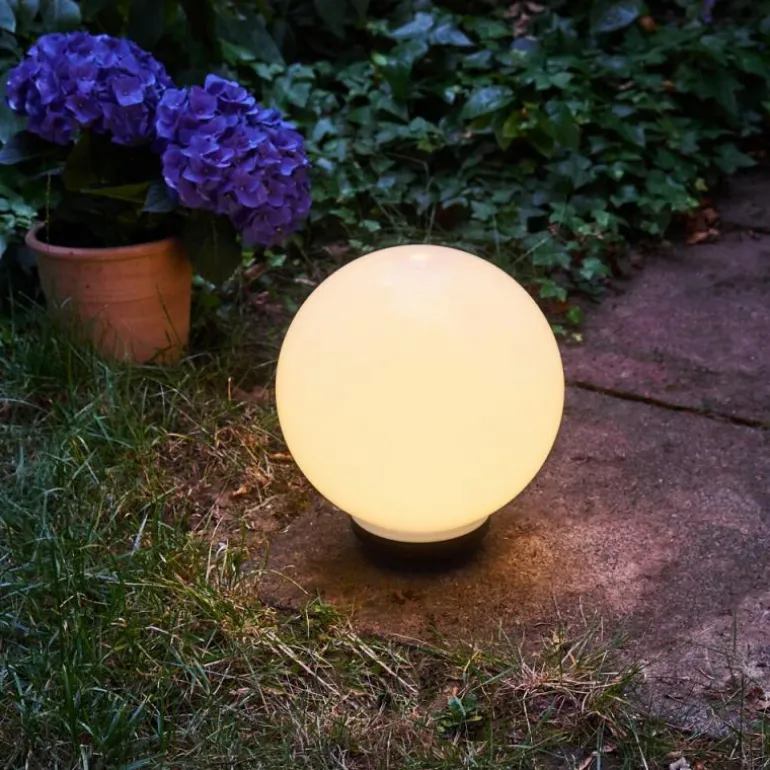 boule lumineuse Campinas LED Noir, Blanc, 1 lumière