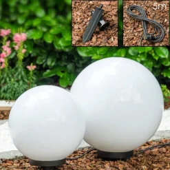 Boule lumineuse Miau Blanc, 2 lumières