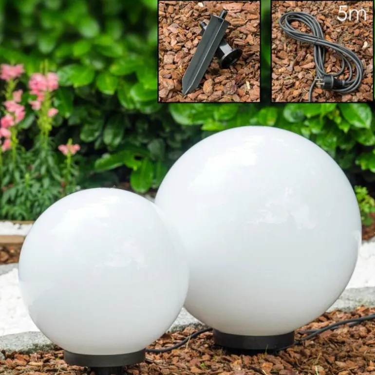 Boule lumineuse Miau Blanc, 2 lumières