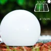 boule lumineuse Solar LED Acier inoxydable, 2 lumières