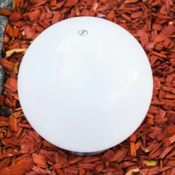 boule lumineuse Solar LED Acier inoxydable, 2 lumières