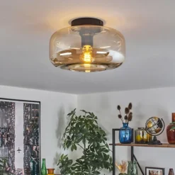 Boza Plafonnier Ambre, 1 lumière