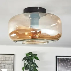 Boza Plafonnier Ambre, 1 lumière