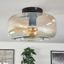 Boza Plafonnier Ambre, Clair, 1 lumière